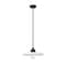 Z-Lite Paloma Pendant, 1-Light, 14 In.W x 6.25 In.H, Matte Black/Gloss Opal 820P14-MB - alternate 3
